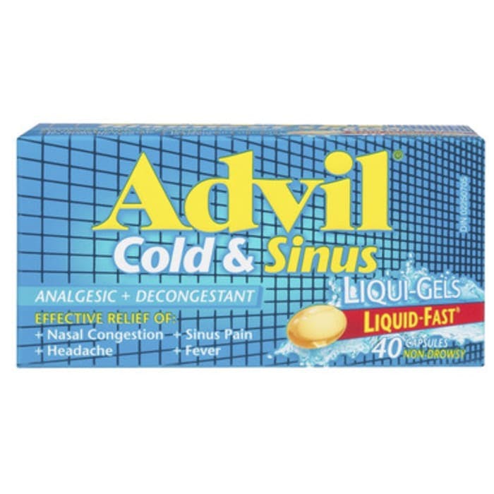 Advil Cold and Sinus Liqui Gels 40 Count