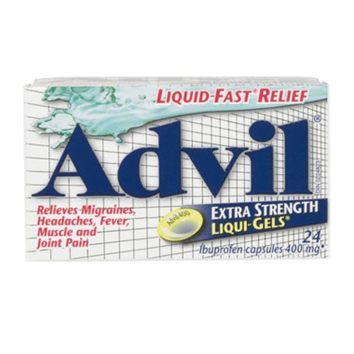 Advil Extra Strength 400mg Liqui Gels 24 Count