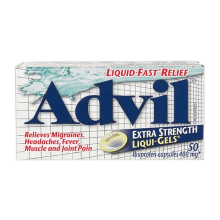 Advil Extra Strength 400mg Liqui Gels 50 Count