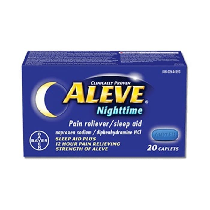 Aleve Nighttime Pain Reliever and Sleep Aid Caplets 20 count
