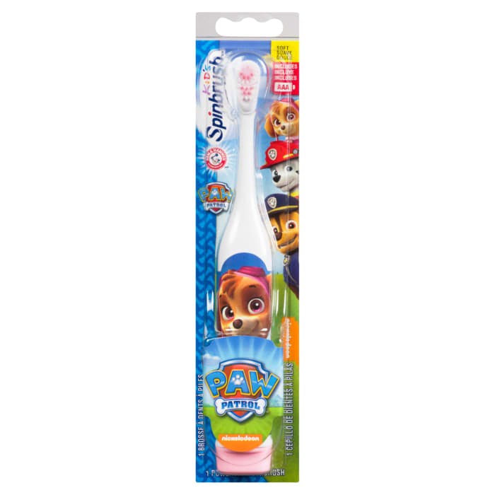 Arm & Hammer Kid's Spinbrush Paw Patrol 1 Soft Powered Toothbrush
