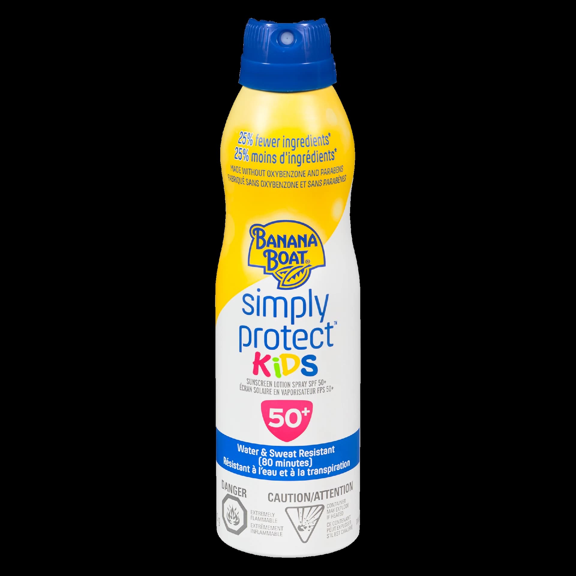 Banana Boat Simply Protect Kids Sunscreen Lotion Spray SPF 50+ 170 g