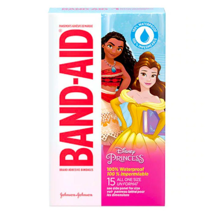 Band-Aid Disney Princess Waterproof Bandages (15 Count)