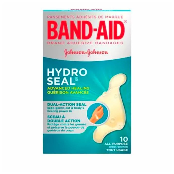 Band-Aid Hydro Seal Hydrocolloid Bandages, All Purpose (10 Count)