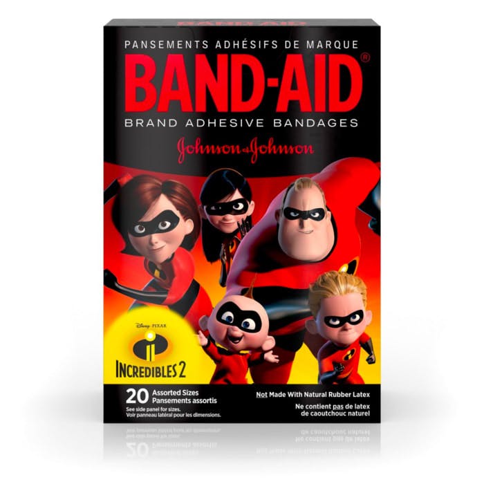 Band-Aid Incredibles 2 Adhesive Bandages (20 Count)