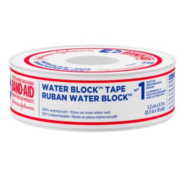 Band-Aid Water Block Tape 0.5 in x 10 yards (1 Count)