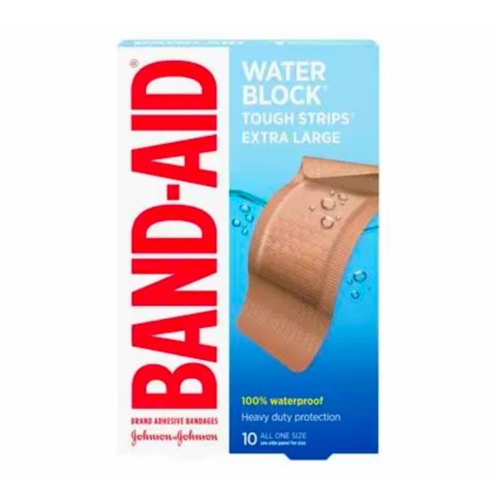 Band-Aid Water Block Tough Strips Bandages XL (10 Count)