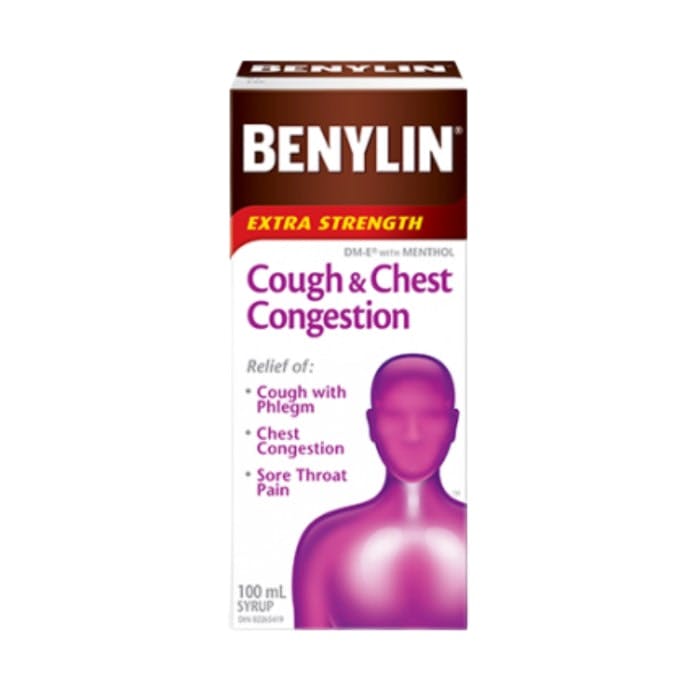 Benylin Cough and Chest Congestion Syrup Extra Strength 100 mL