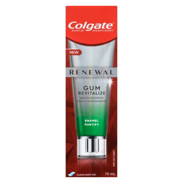 Colgate Anticavity and Antigingivitis Enemal Fortify Toothpaste Renewal Gum Revitalize 70 ml