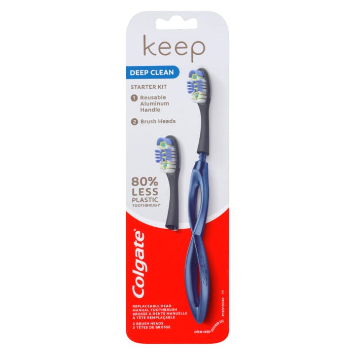 Colgate Keep Replaceable Head Manual Toothbrush Deep Clean