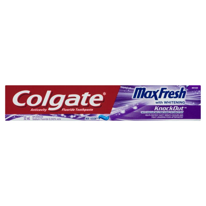 Colgate MaxFresh Anticavity Fluoride Toothpaste Mint Fusion 52 ml