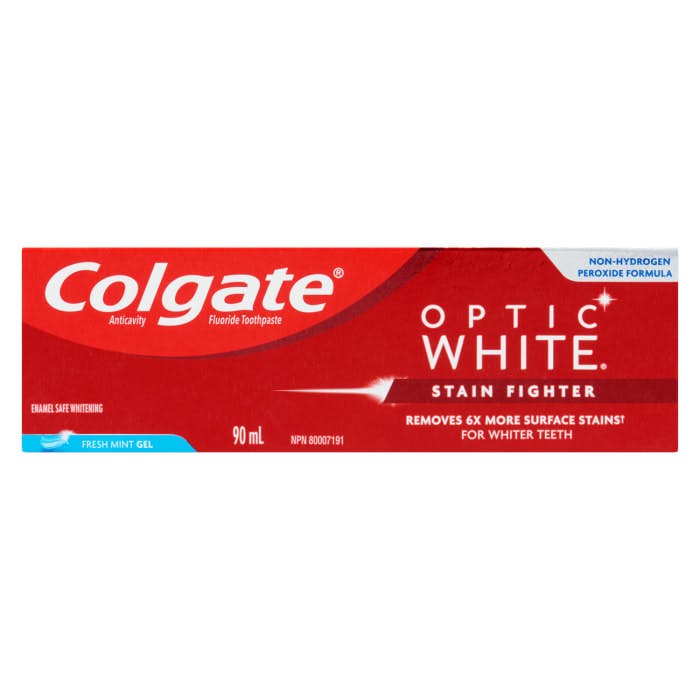 Colgate Optic White Anticavity Fluoride Toothpaste Advanced Sparkling White 18 ml