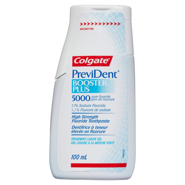 Colgate PreviDent Booster Plus Spearmint Liquid Gel High Strength Fluoride Toothpaste 100 ml