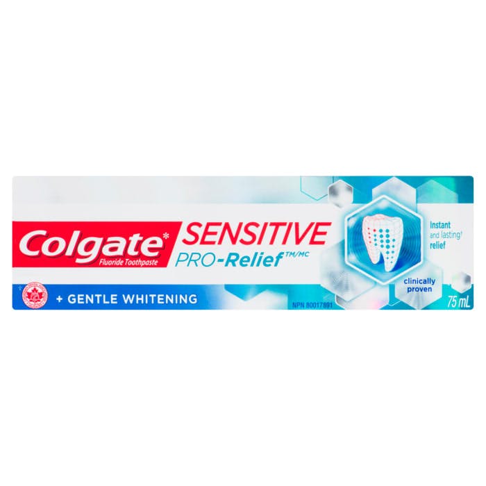 Colgate Sensitive Pro-Relief Fluoride Toothpaste + Gentle Whitening 120 ml