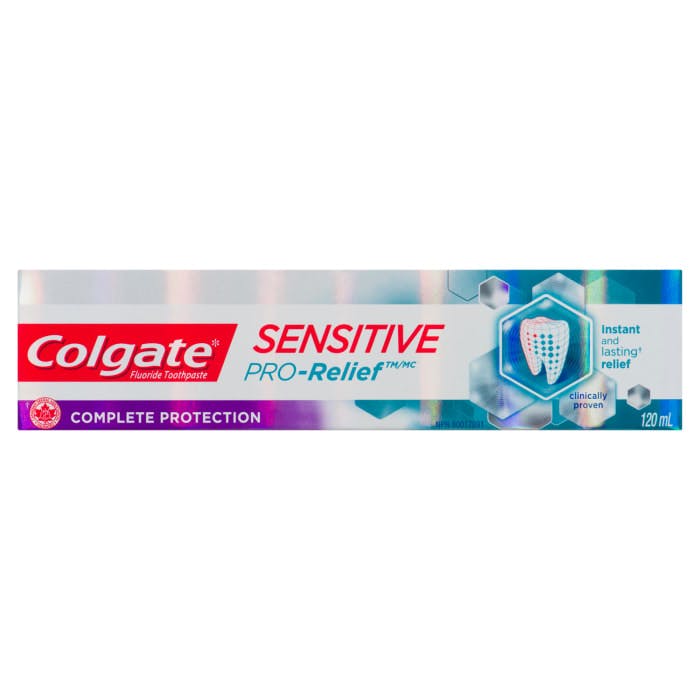 Colgate Sensitive Pro-Relief Fluoride Toothpaste Complete Protection 120 ml