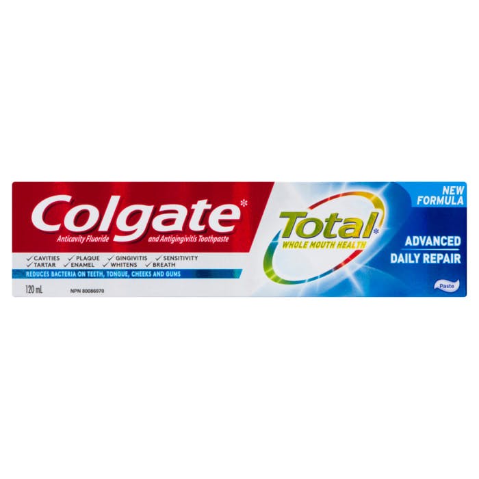 Colgate Total Anticavity Fluoride and Antigingivitis Toothpaste Advanced Sensitivity Relief Paste 70 ml