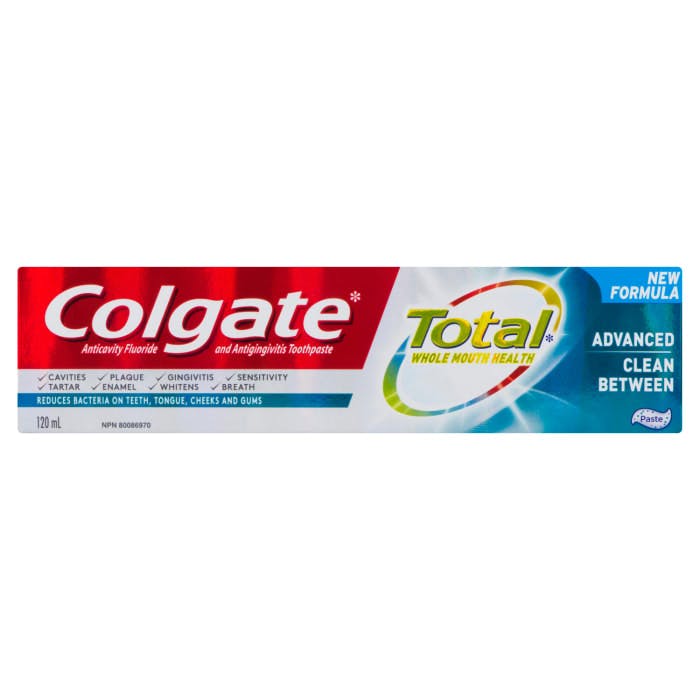 Colgate Total Anticavity Fluoride and Antigingivitis Toothpaste Advanced with Charcoal Paste 120 ml