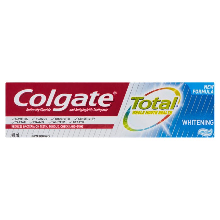 Colgate Total Anticavity Fluoride and Antigingivitis Toothpaste Advanced with Charcoal Paste 70 ml