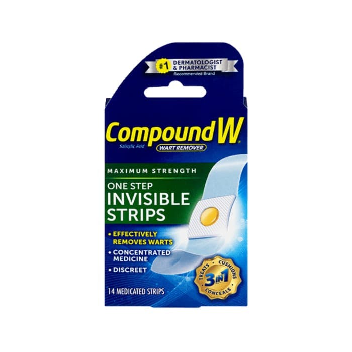 Compound W One Step Invisible Strips