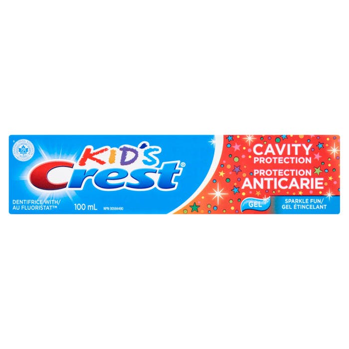 Crest Kid's Cavity Protection Dentifrice with Fluoristat Sparkle Fun Gel 100 ml
