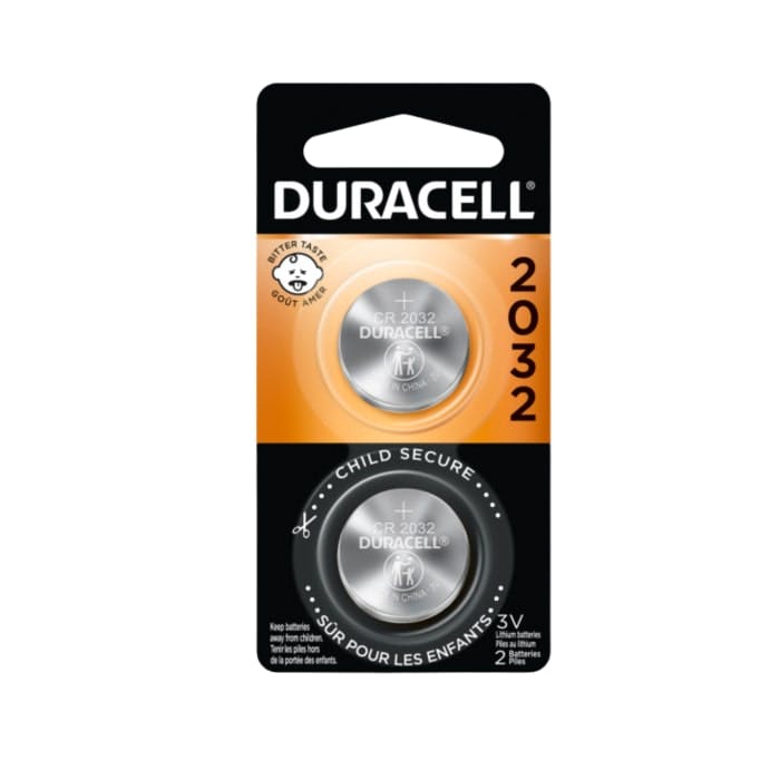 Duracell 2032 Lithium Coin Batteries (2 Count)