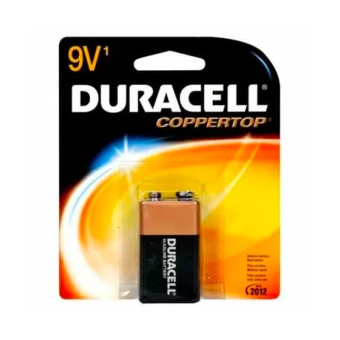 Duracell Coppertop 9V Alkaline Battery (1 Count)