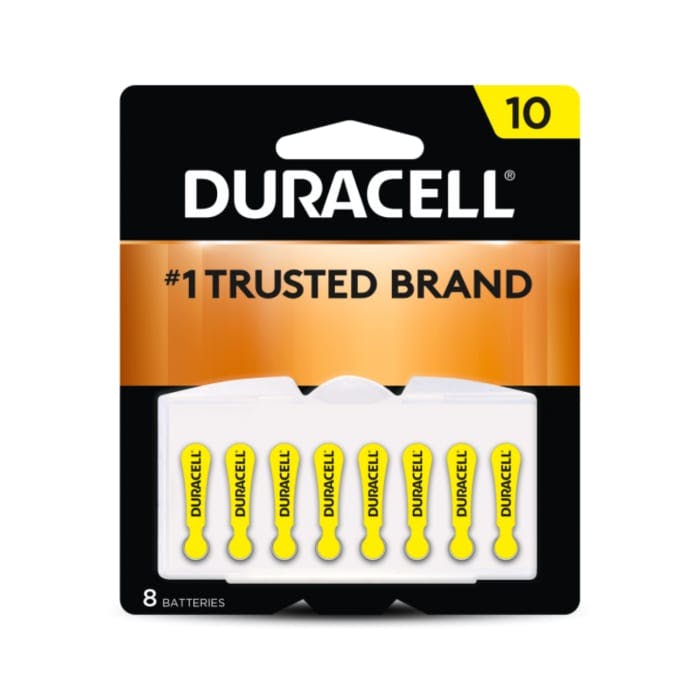 Duracell EasyTab Hearing Aid Batteries (Size 10, 8 Count)