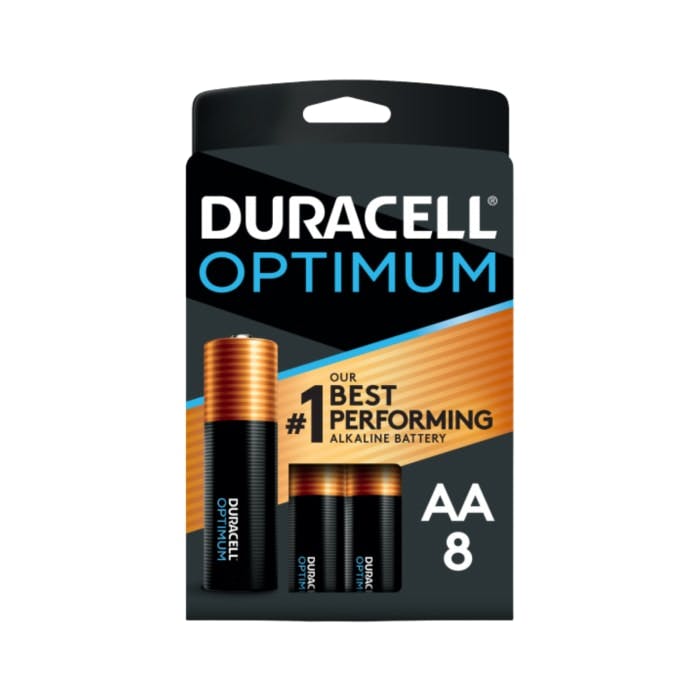 Duracell Optimum AA Alkaline Batteries (8 Count)