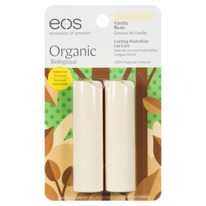 EOS Organic Lasting Hydration Lip Care Vanilla Bean 8 g