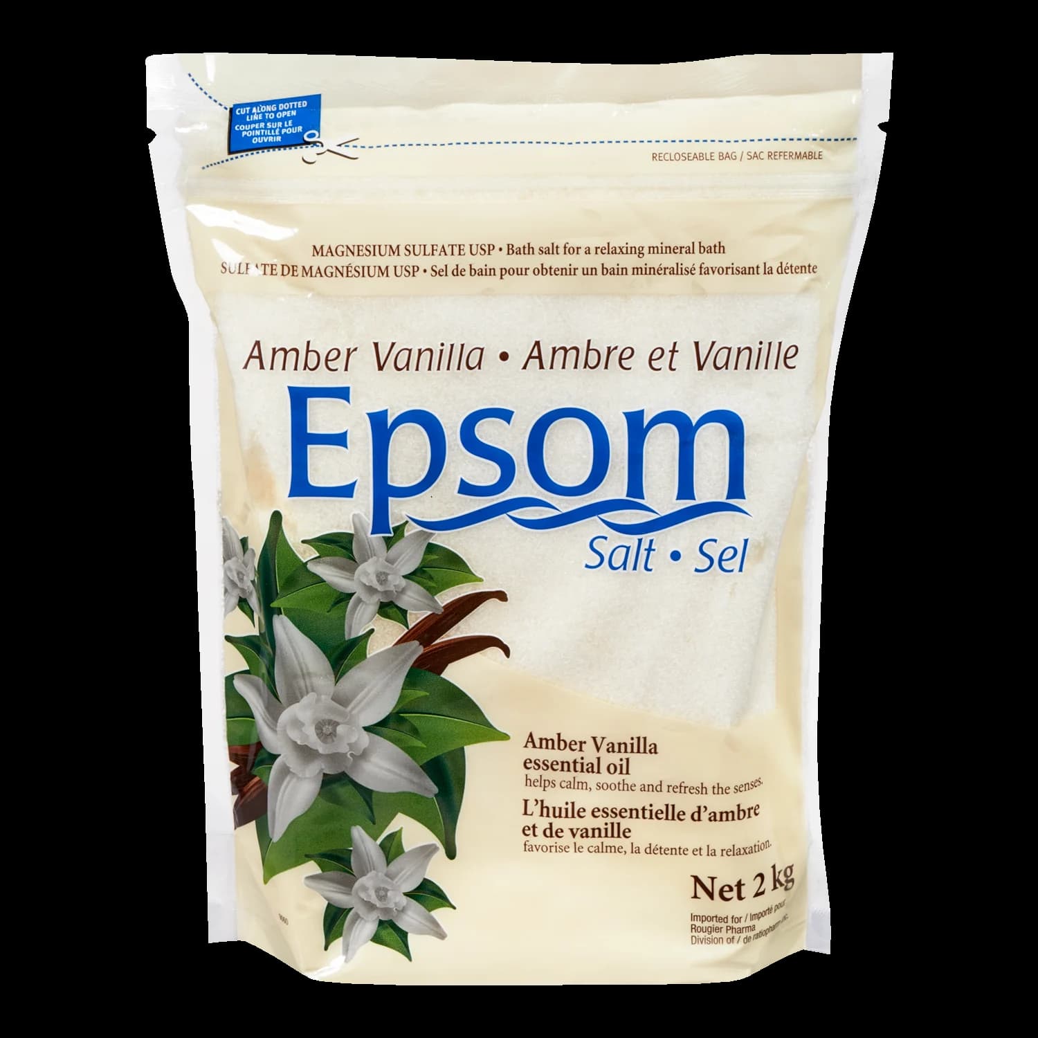 Epsom Salt Amber Vanilla 2 kg