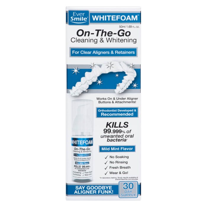 EverSmile WhiteFoam On-the-Go Cleaning & Whitening Mild Mint Flavor 50 ml