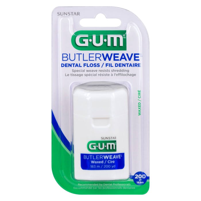 GUM Butlerweave Dental Floss Waxed