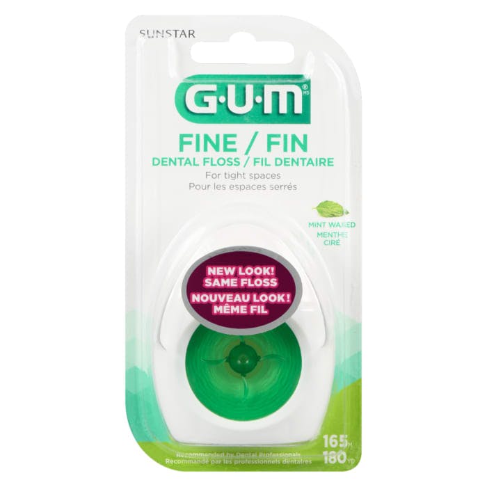 GUM Dental Floss Fine Mint Waxed