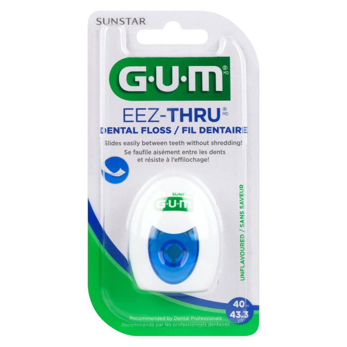 GUM Eez-Thru Dental Floss Unflavoured