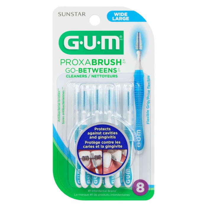 GUM Proxabrush Go-Betweens Cleaners Wide