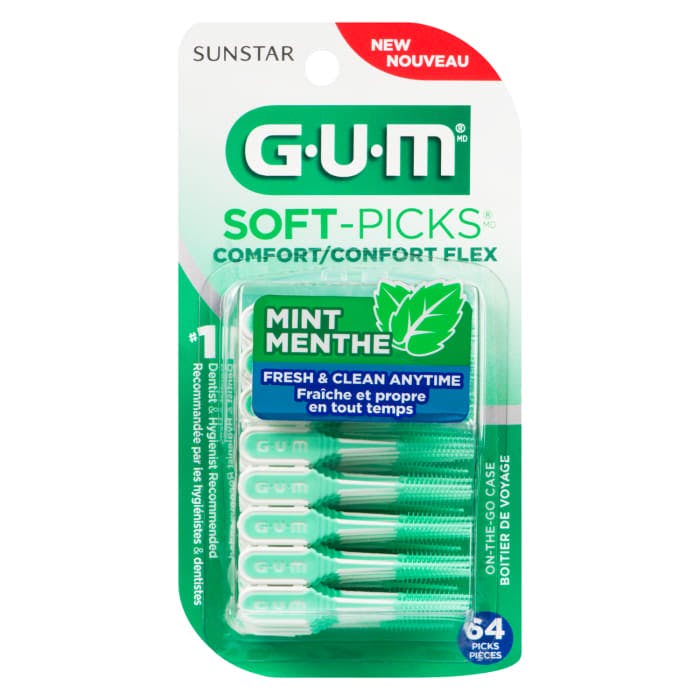 GUM Soft-Picks Comfort Flex Mint 64 Picks