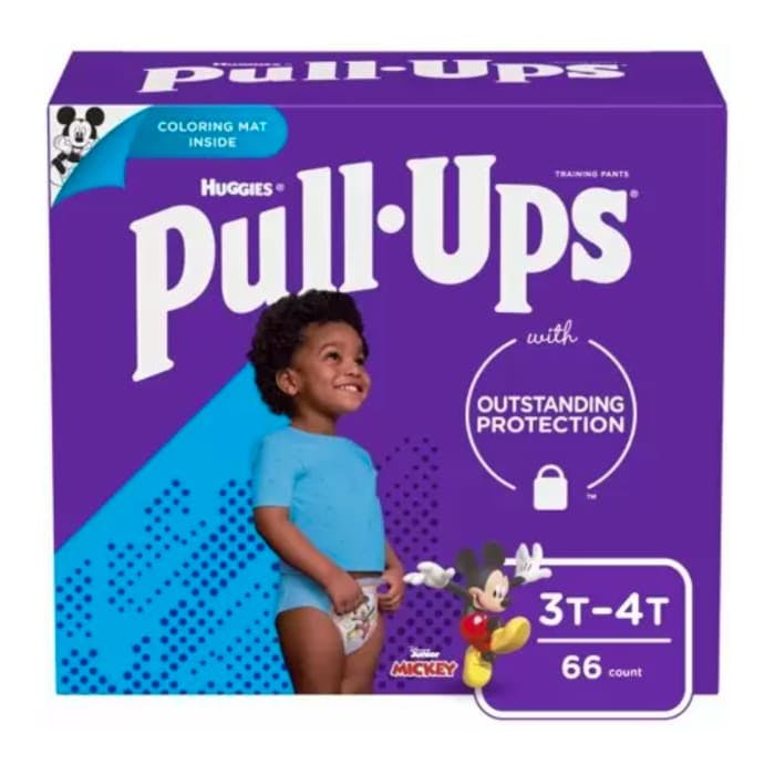 Huggies Pull-Ups Potty Training Pants for Boys (Size 3T-4T, 66 Count)