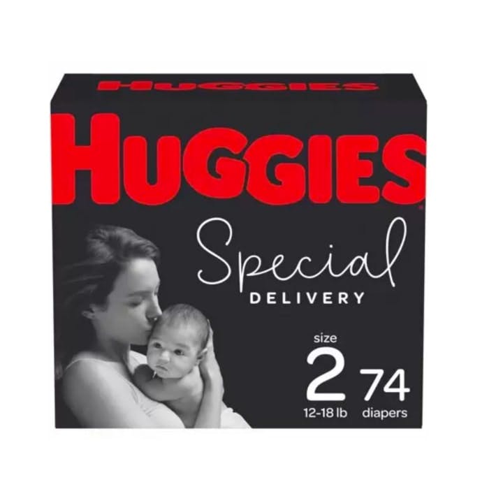 Huggies Special Delivery Hypoallergenic Baby Diapers (Size 2, 74 Count)