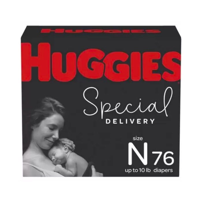 Huggies Special Delivery Hypoallergenic Baby Diapers (Size Newborn, 76 Count)