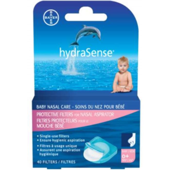 hydraSense Protective Filters for Nasal Aspirator 40 Count