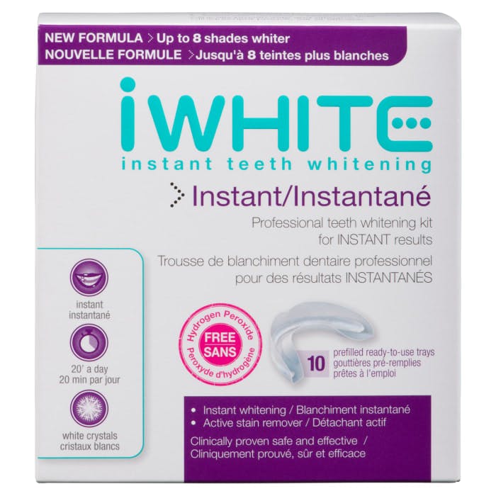 iWhite Instant Teeth Whitening Professional Teeth Whitening Kit for Instant Results x 10