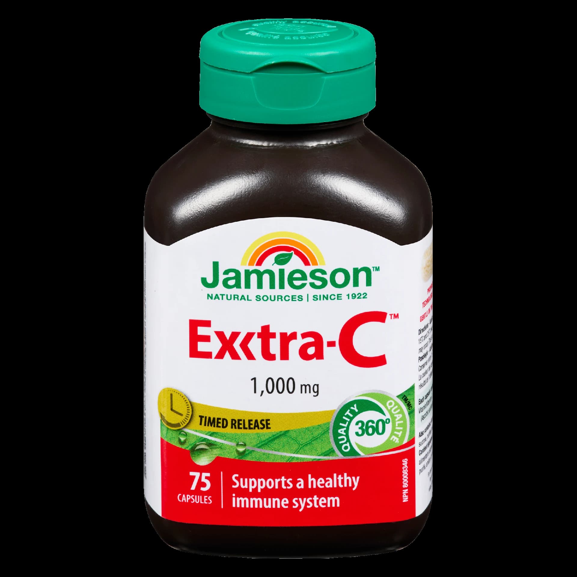 Jamieson Extra-C Timed Release 1,000 mg 75 Capsules