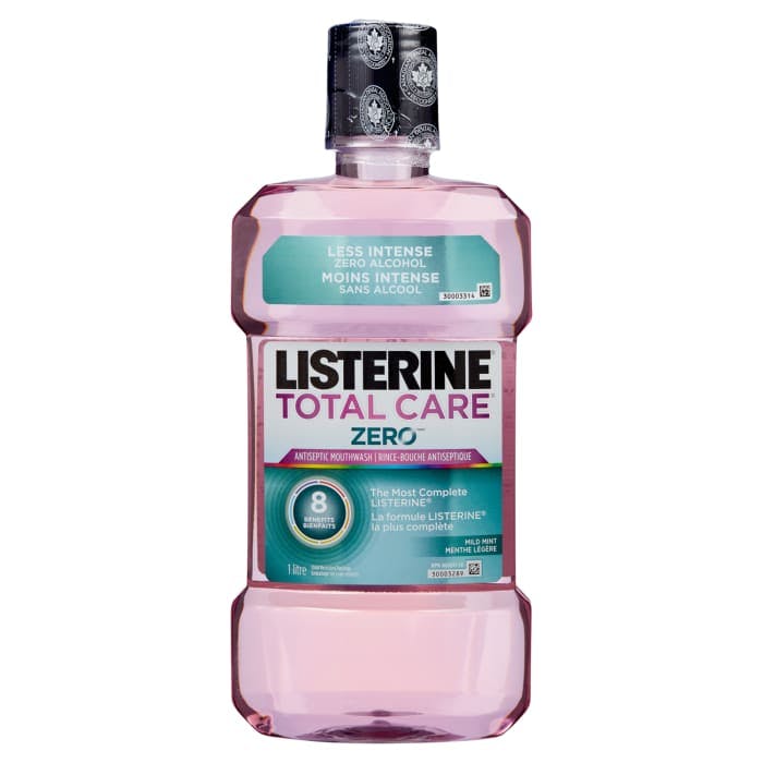 Listerine Total Care Zero Mild Mint Antiseptic Mouthwash 1 L