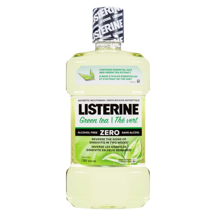 Listerine Zero Antiseptic Mouthwash Green Tea 1 L