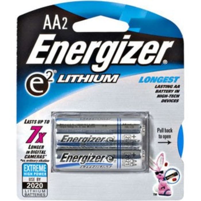 Lithium Engergizer Batteries Aa 2/P