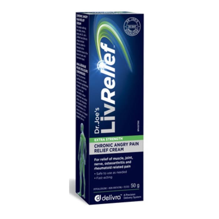LivRelief Extra Strength Chronic Angry Pain Relief Cream 50g