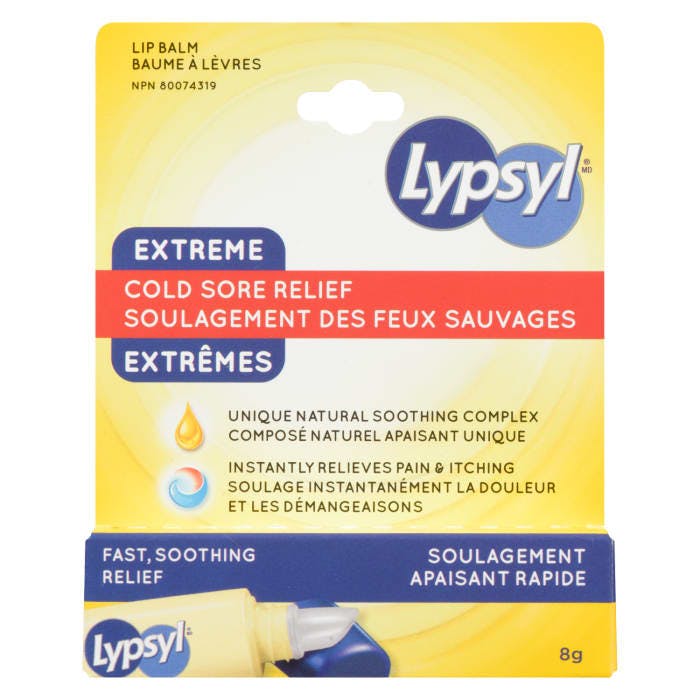 Lypsyl Lip Balm Extreme Cold Sore Relief 8 g