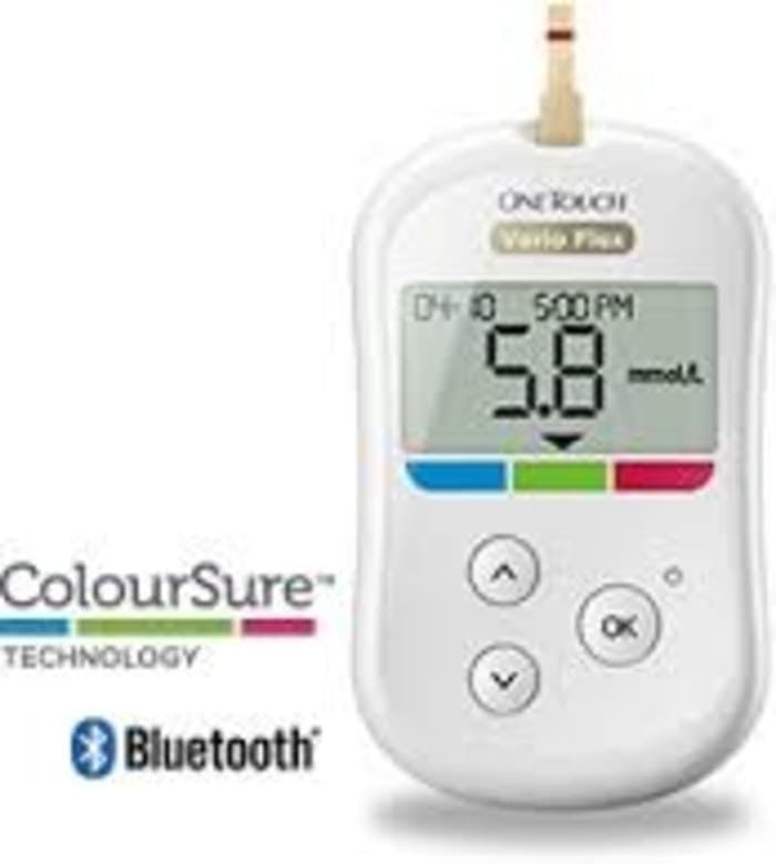 One Touch Verio Flex Bg Meter Free With Purchase Of 100 Test Strips