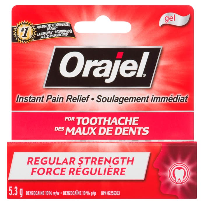 Orajel Gel for Toothache Regular Strength 5.3 g