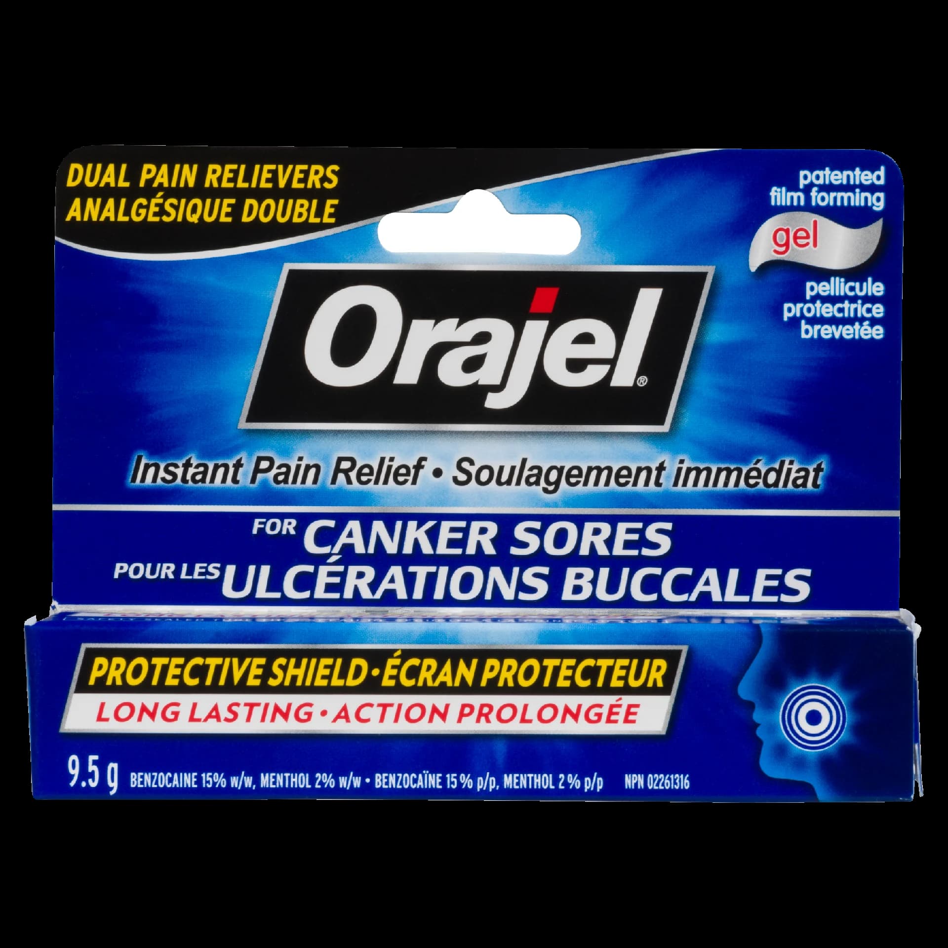 Orajel Instant Pain Relief for Canker Sores Gel 9.5 g